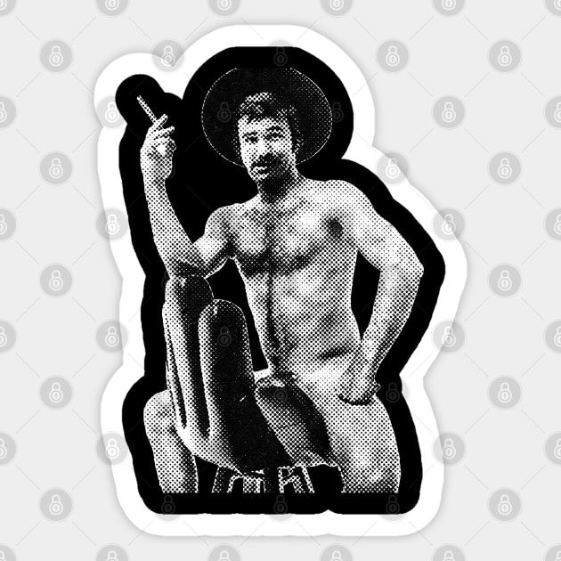 Burt Cigar Halftone Sticker by Resdis Materials